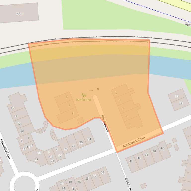 Kaart van postcodegebied 3438GE.