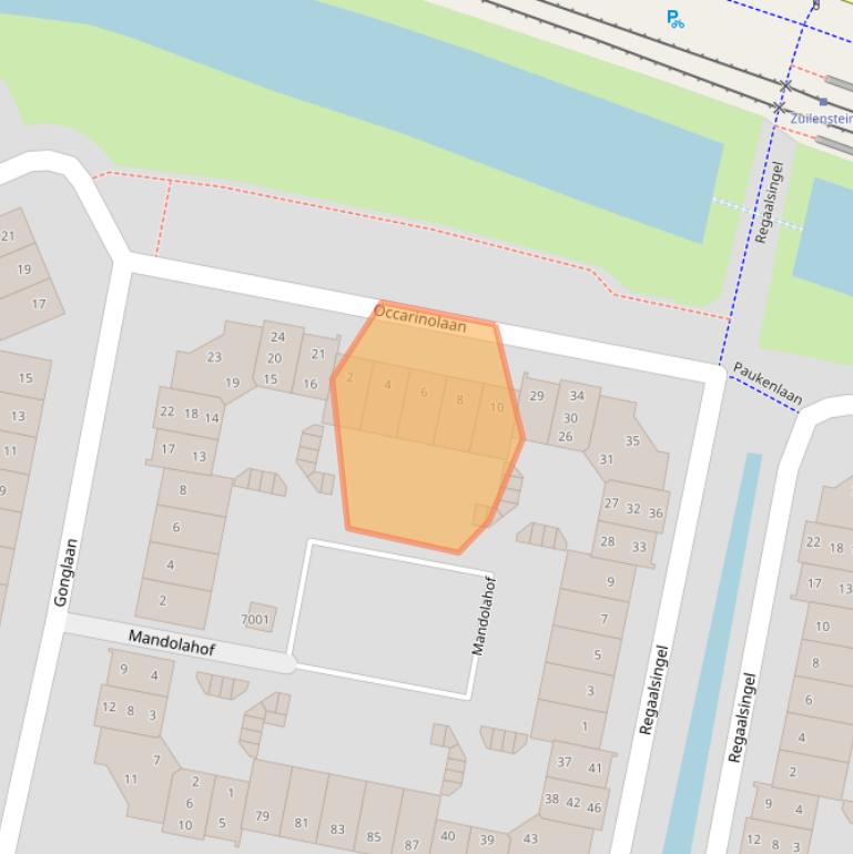 Kaart van postcodegebied 3438GL.