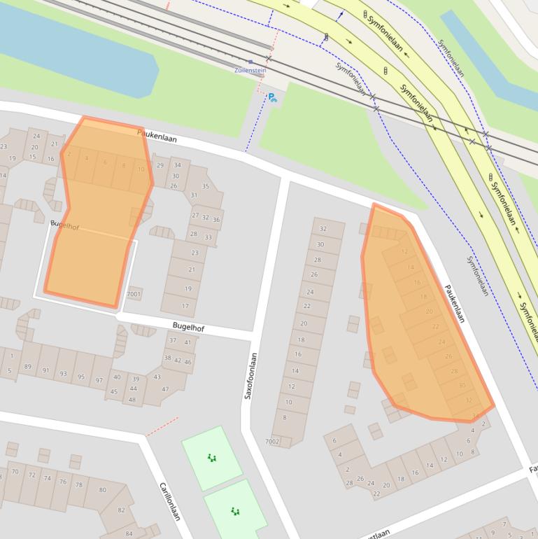 Kaart van postcodegebied 3438GN.