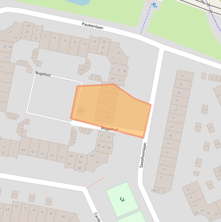 Kaart van postcodegebied 3438GV.