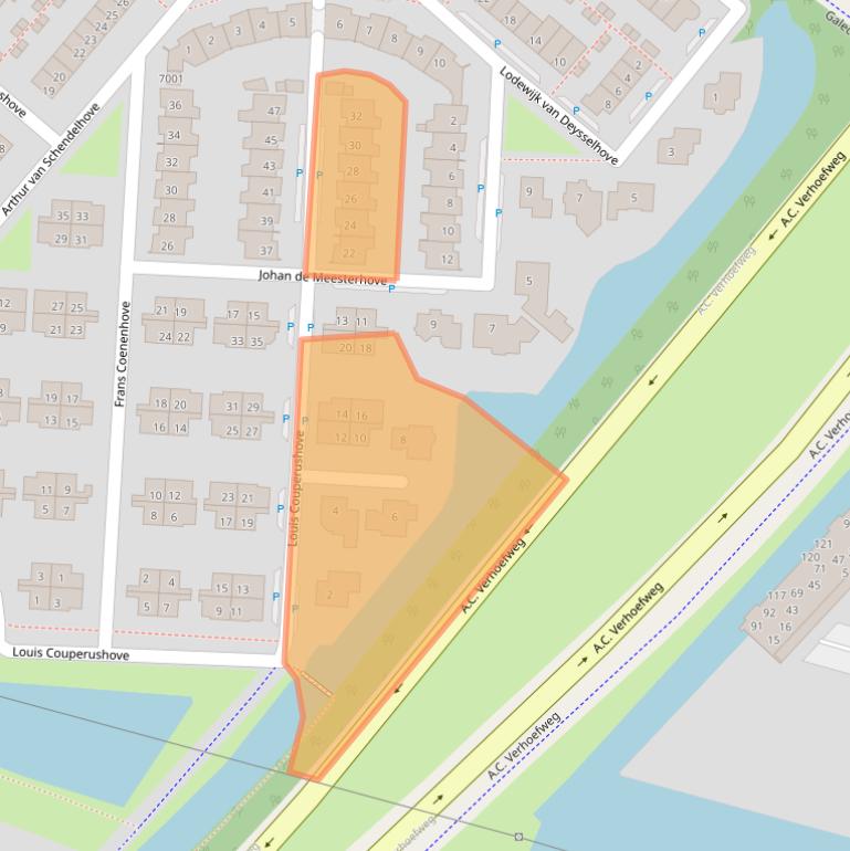 Kaart van postcodegebied 3438HM.