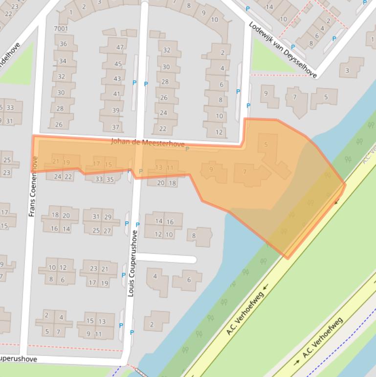 Kaart van postcodegebied 3438HN.