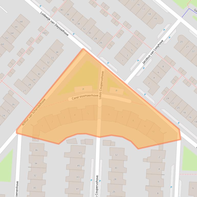 Kaart van postcodegebied 3438HR.