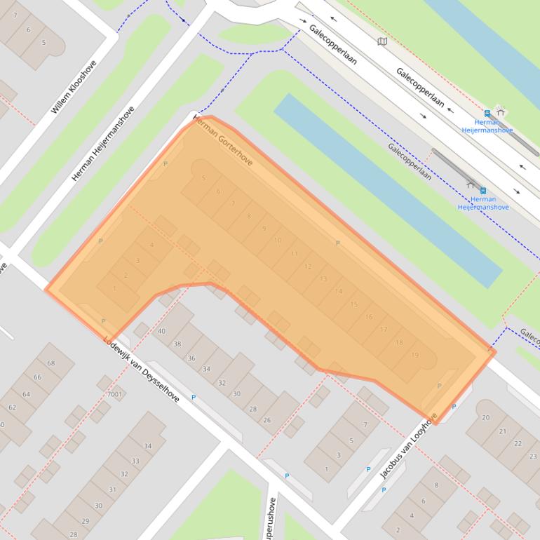 Kaart van postcodegebied 3438HV.