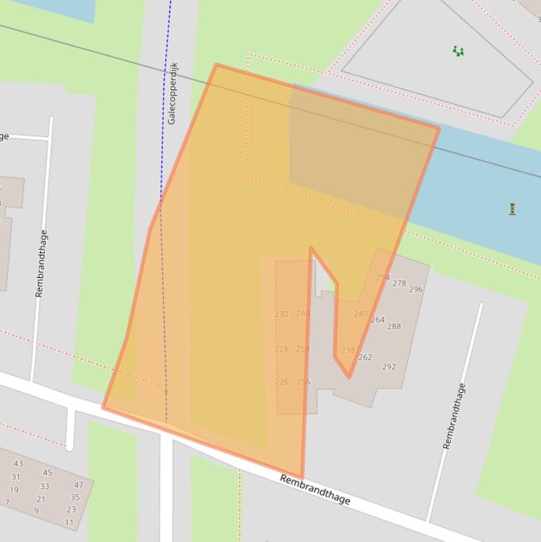 Kaart van postcodegebied 3438JS.