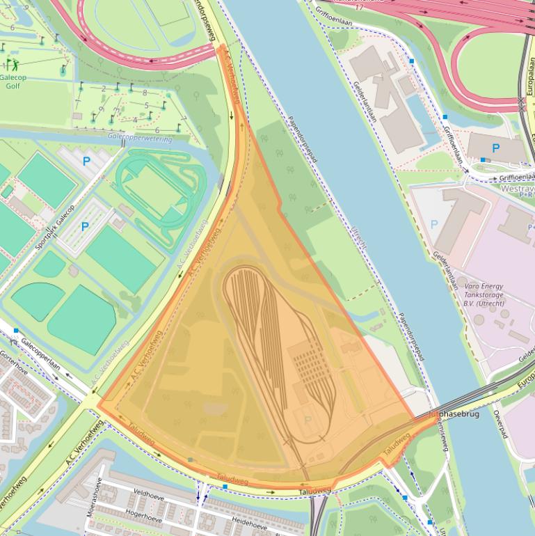 Kaart van postcodegebied 3438LA.