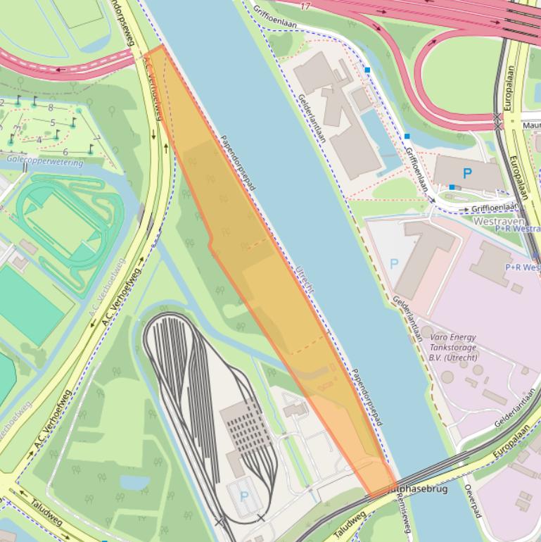Kaart van postcodegebied 3438LB.