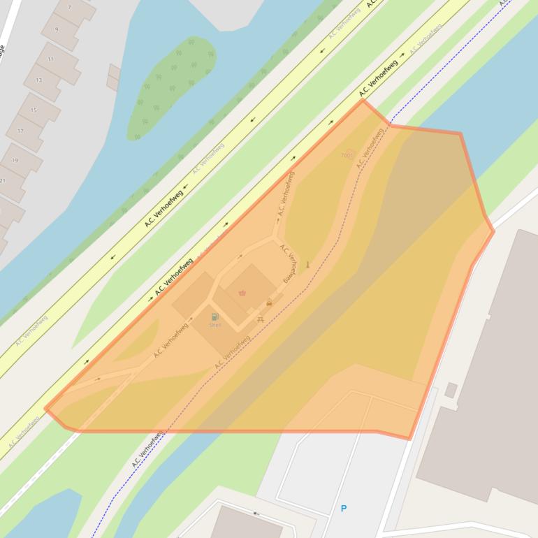 Kaart van postcodegebied 3438LD.