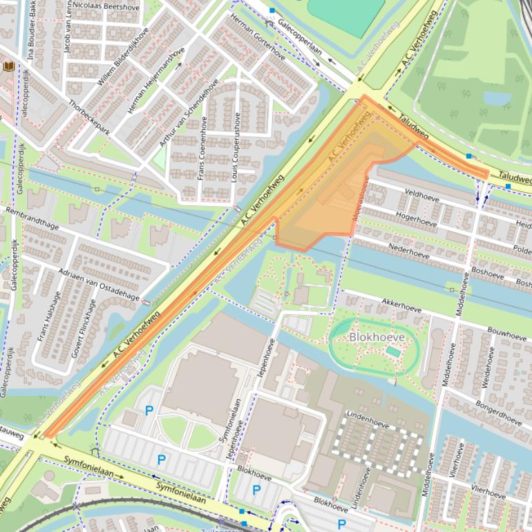 Kaart van postcodegebied 3438LE.