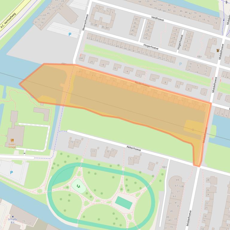 Kaart van postcodegebied 3438LG.