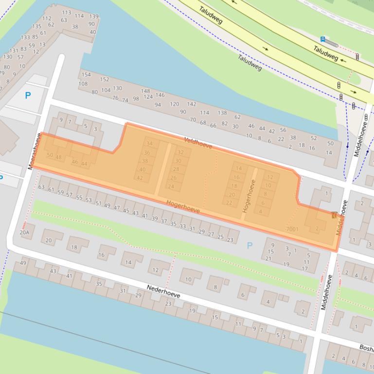 Kaart van postcodegebied 3438LK.