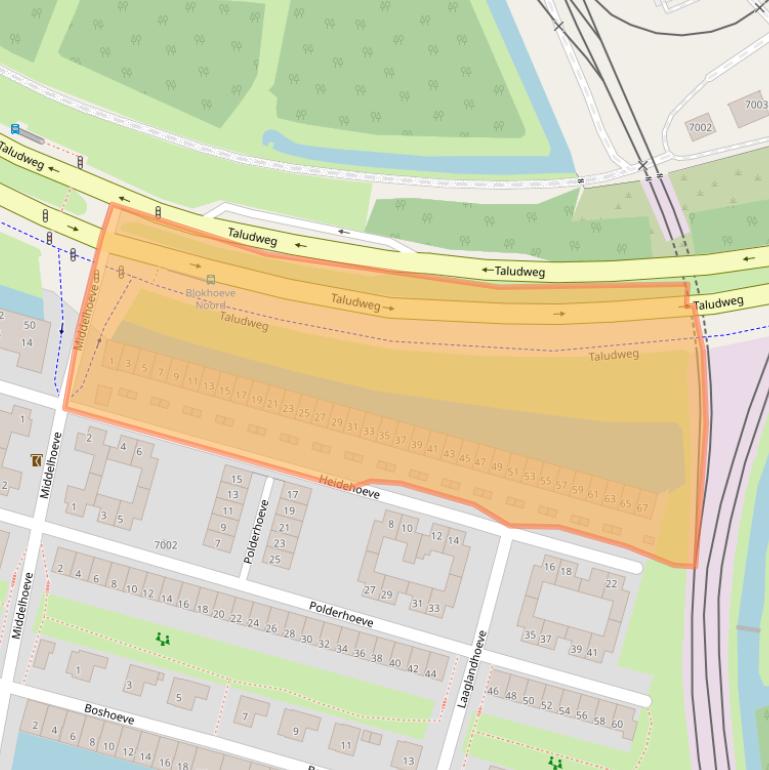 Kaart van postcodegebied 3438LN.