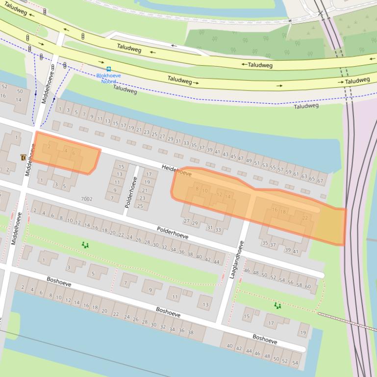 Kaart van postcodegebied 3438LP.