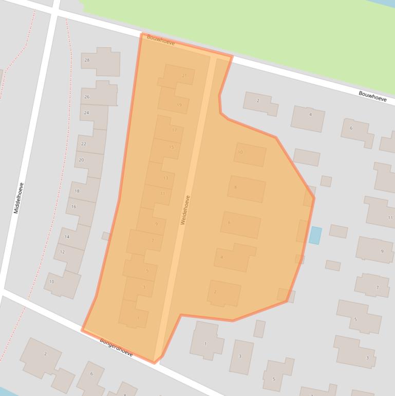 Kaart van postcodegebied 3438MD.