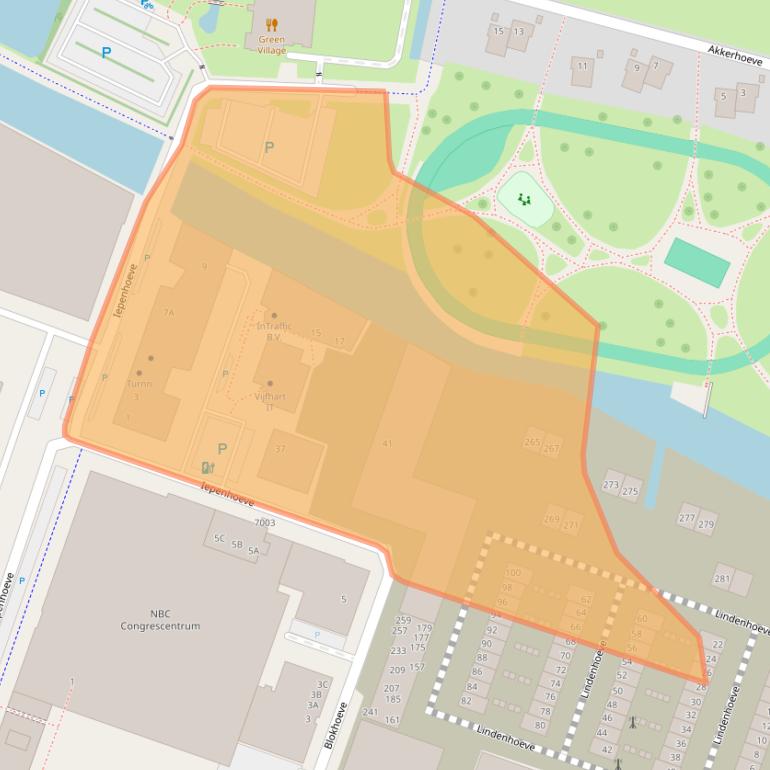 Kaart van postcodegebied 3438MR.