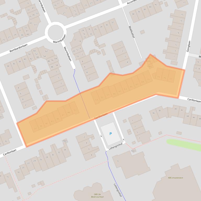 Kaart van postcodegebied 3438RD.