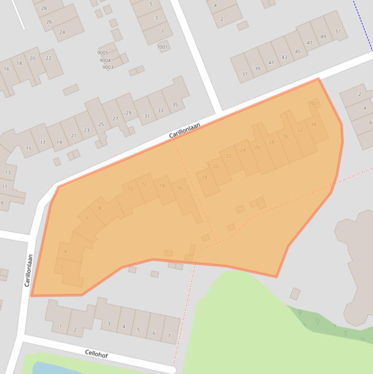 Kaart van postcodegebied 3438RG.