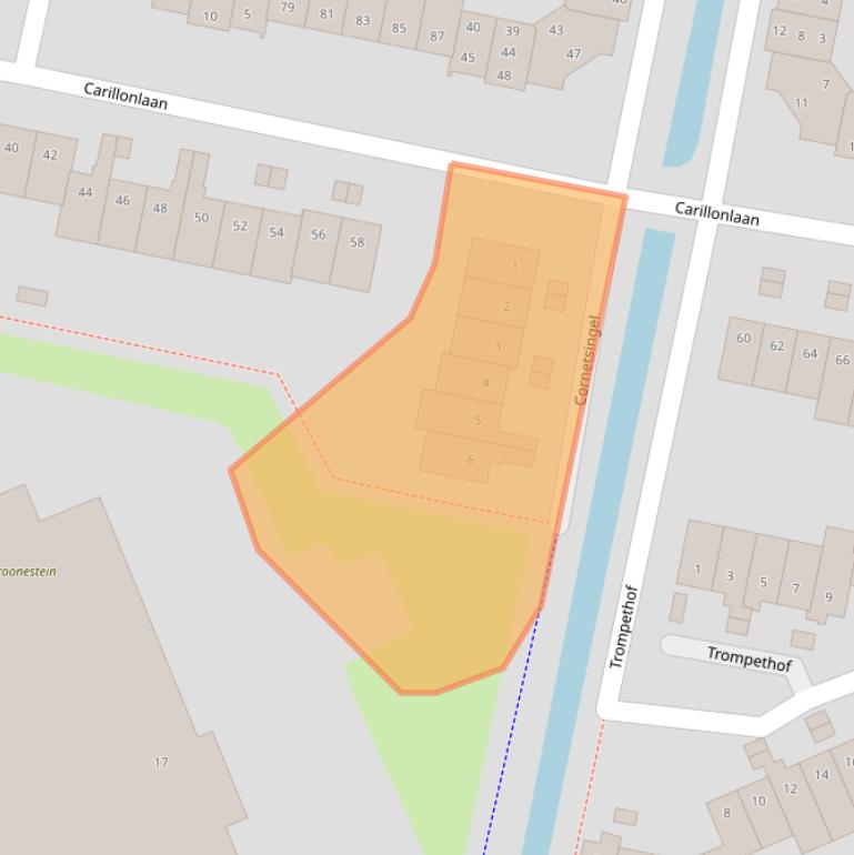 Kaart van postcodegebied 3438RK.