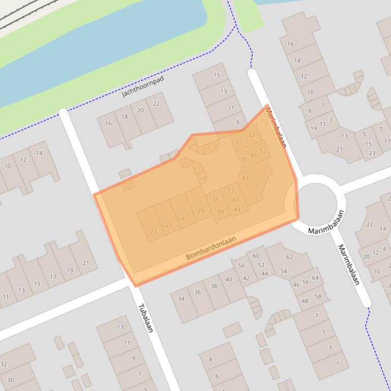 Kaart van postcodegebied 3438RP.