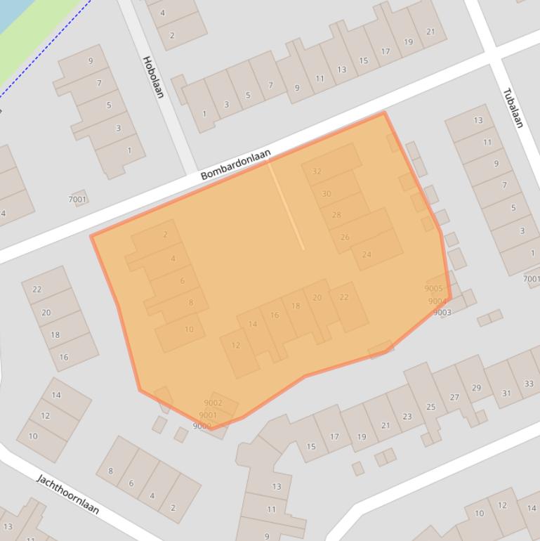 Kaart van postcodegebied 3438RR.
