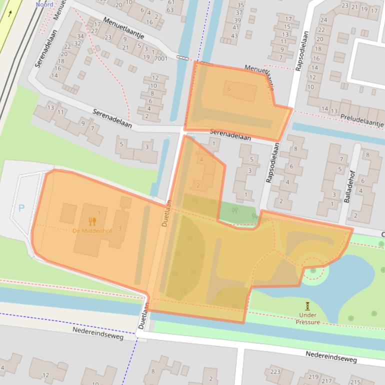 Kaart van postcodegebied 3438TA.