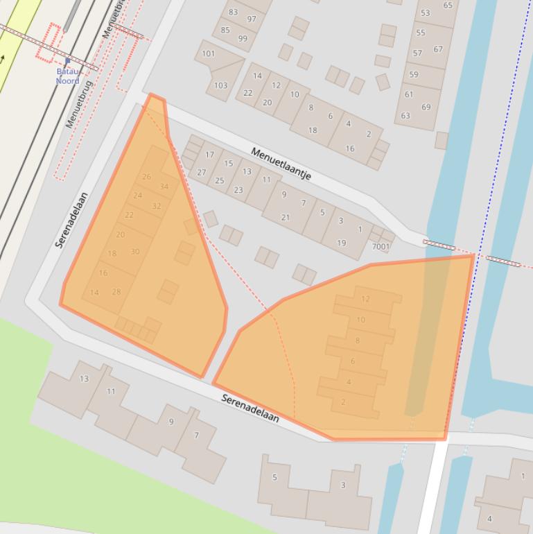 Kaart van postcodegebied 3438TC.