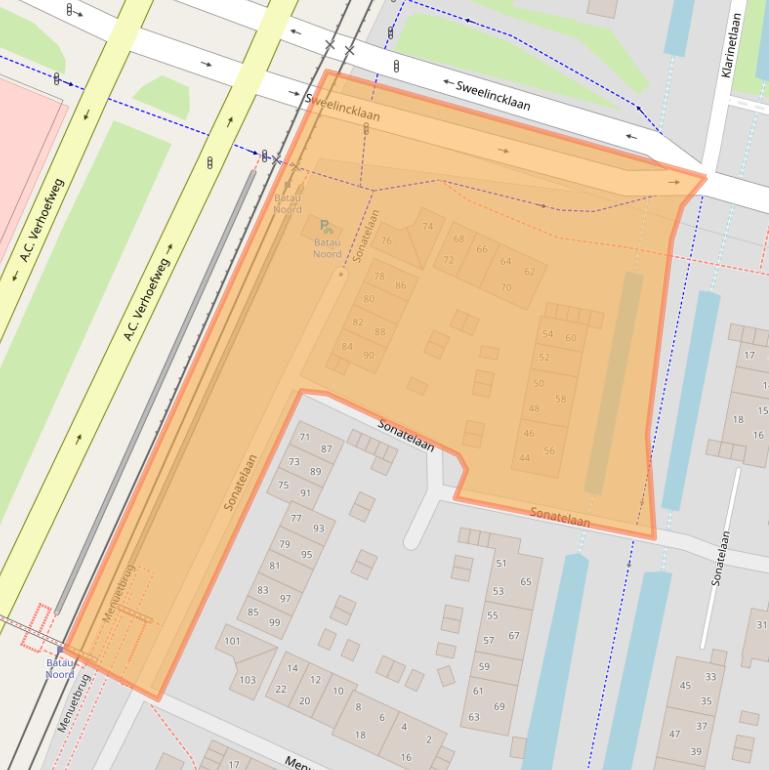 Kaart van postcodegebied 3438TL.