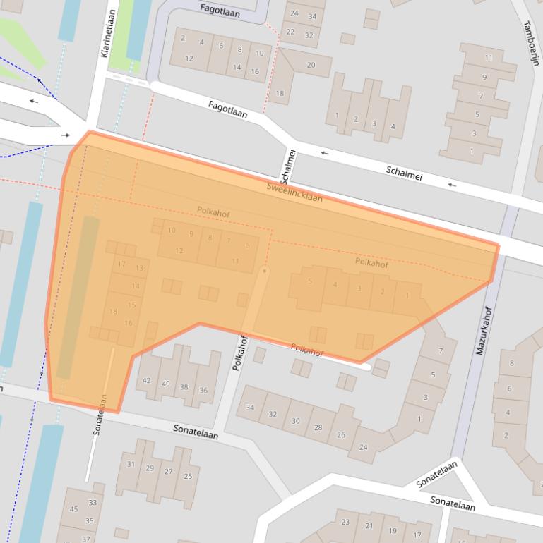 Kaart van postcodegebied 3438TM.