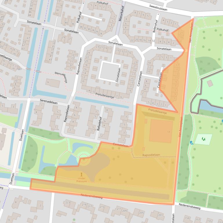 Kaart van postcodegebied 3438TX.