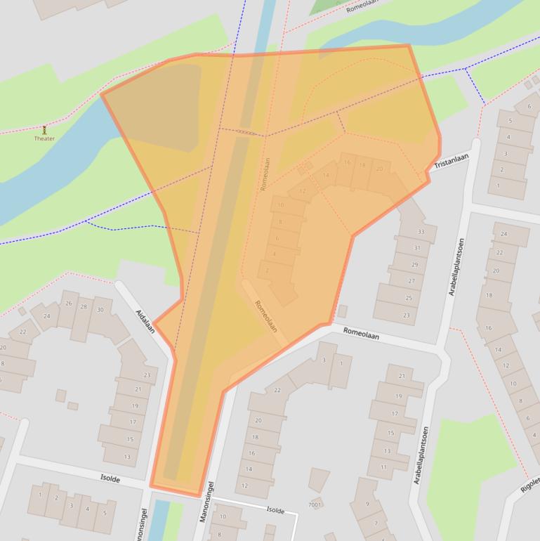 Kaart van postcodegebied 3438VK.