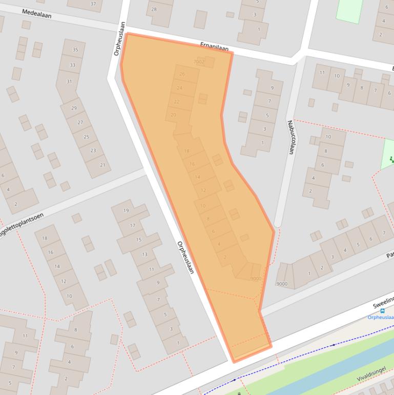 Kaart van postcodegebied 3438VV.