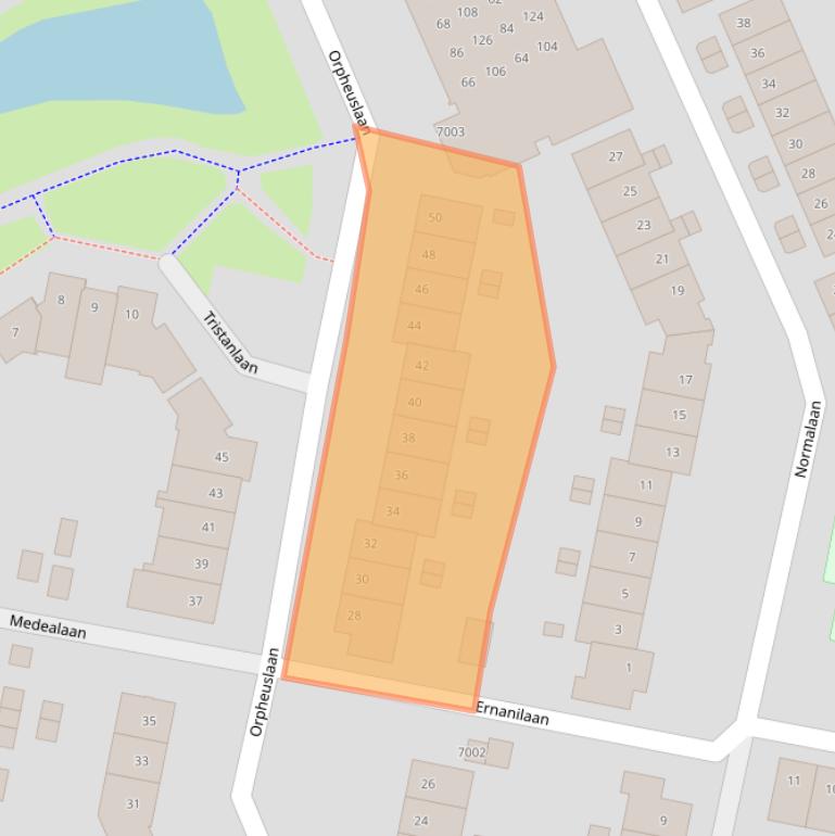 Kaart van postcodegebied 3438VW.