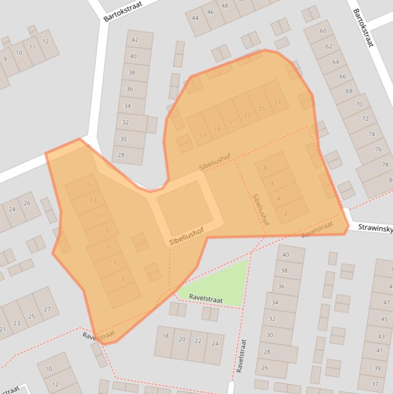 Kaart van postcodegebied 3438XH.