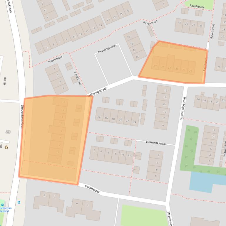 Kaart van postcodegebied 3438XS.