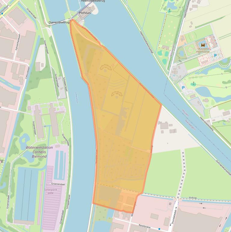 Kaart van postcodegebied 3439JE.