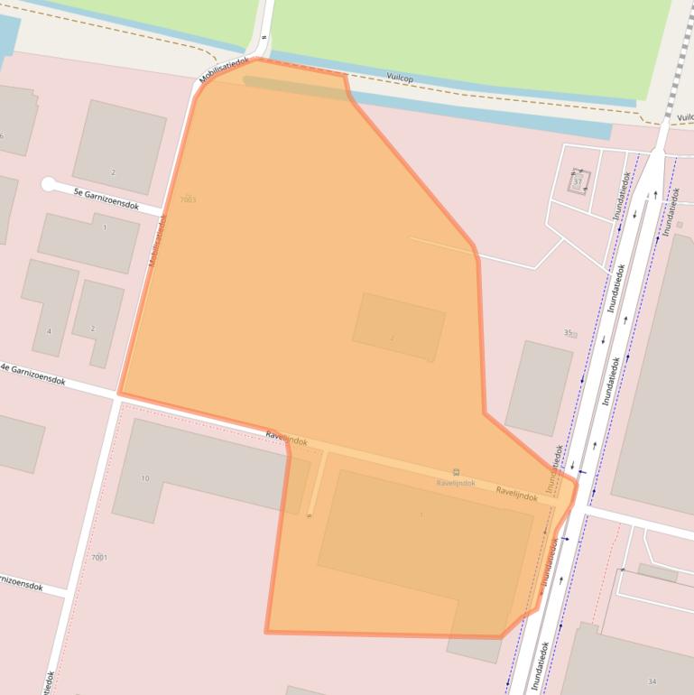 Kaart van postcodegebied 3439JH.