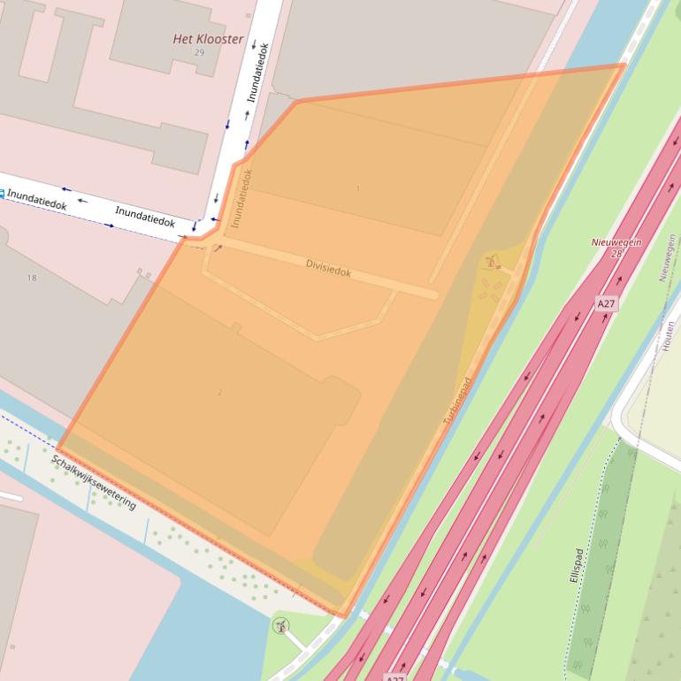 Kaart van postcodegebied 3439JM.
