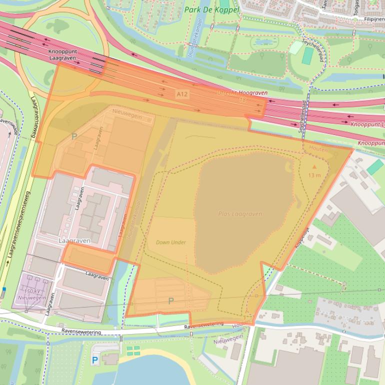 Kaart van postcodegebied 3439LK.