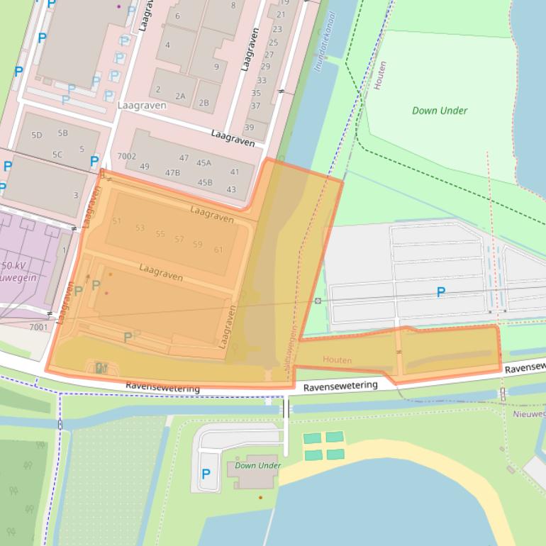 Kaart van postcodegebied 3439LL.
