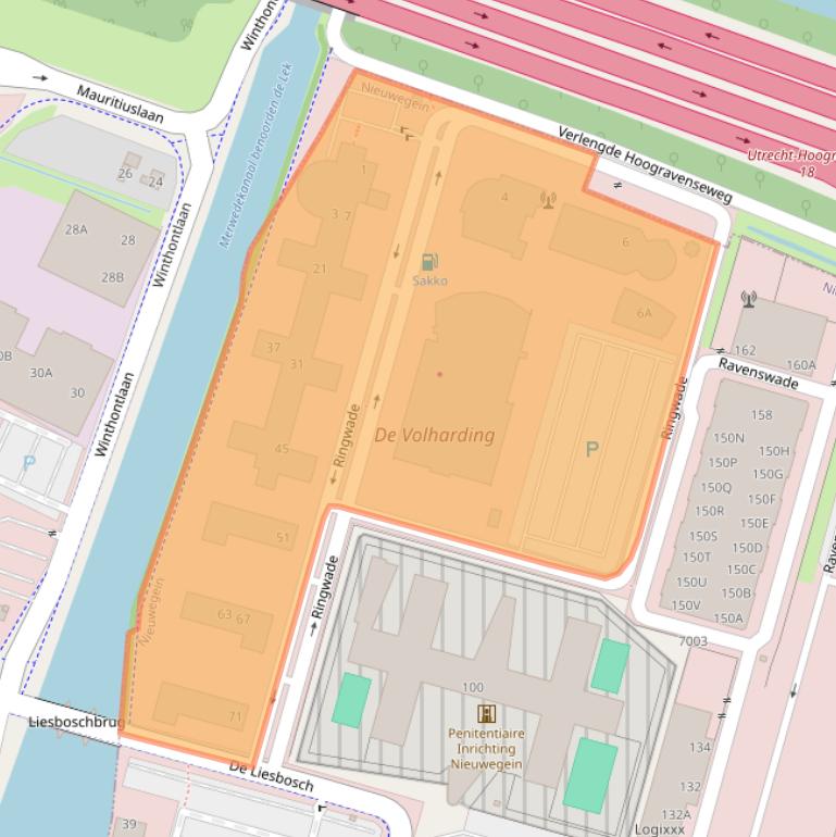 Kaart van postcodegebied 3439LM.