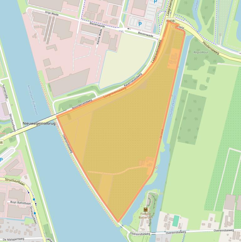 Kaart van postcodegebied 3439LR.