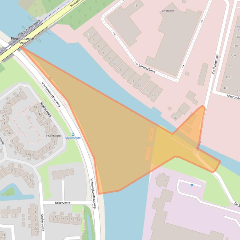 Kaart van postcodegebied 3439LZ.