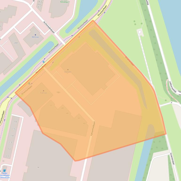 Kaart van postcodegebied 3439MD.