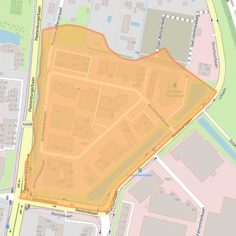 Kaart van postcodegebied 3439ME.