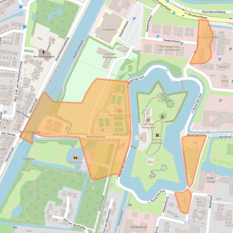 Kaart van postcodegebied 3439MK.