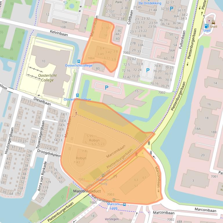 Kaart van postcodegebied 3439MR.