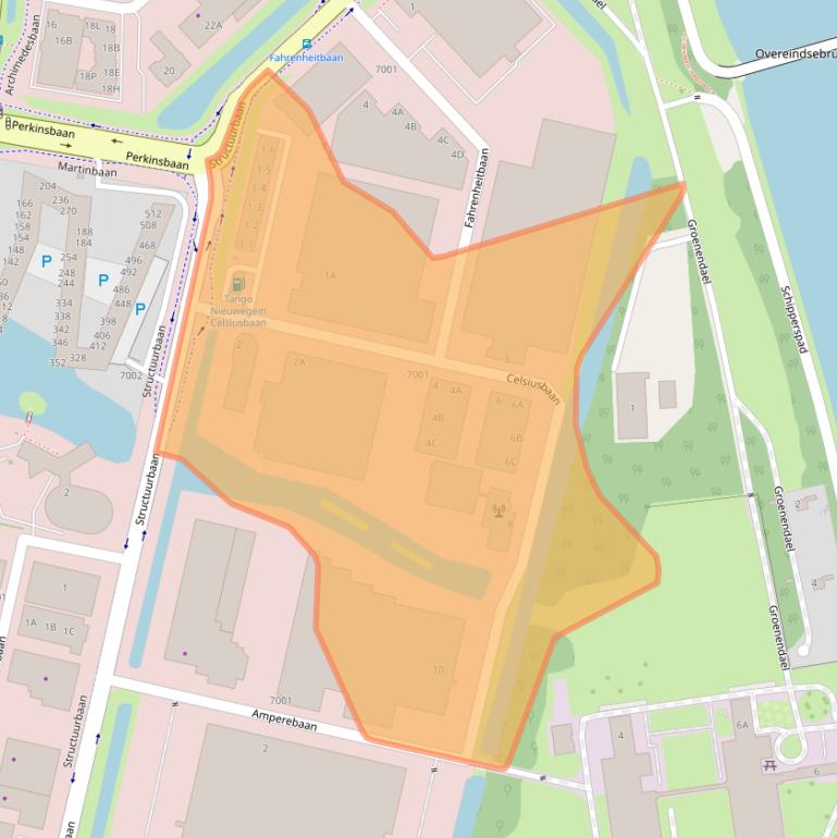 Kaart van postcodegebied 3439NC.