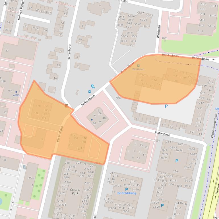 Kaart van postcodegebied 3439ND.