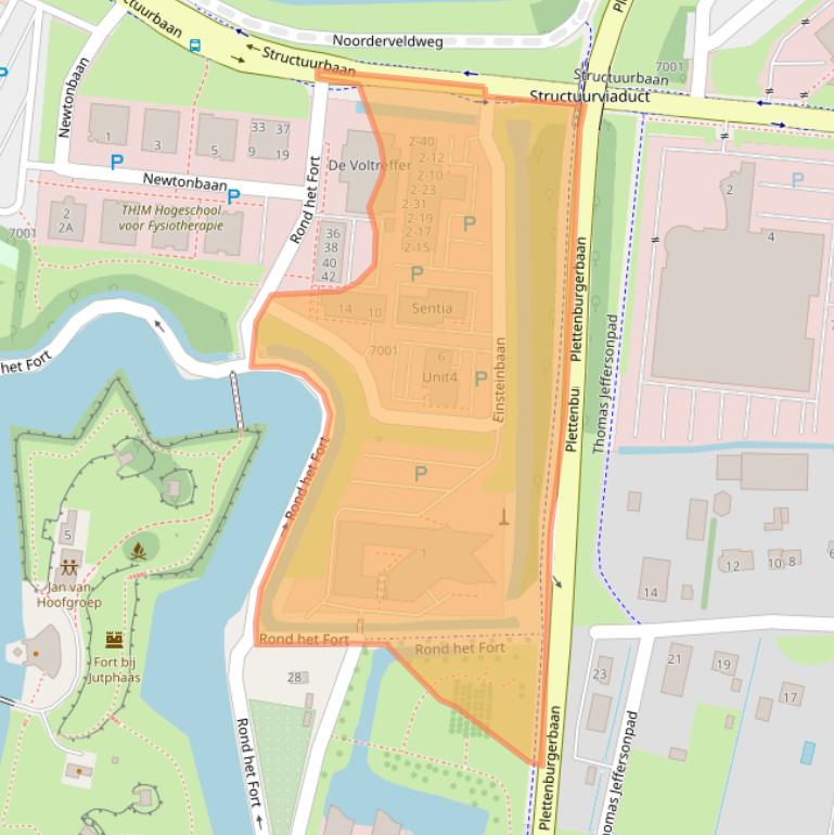 Kaart van postcodegebied 3439NJ.