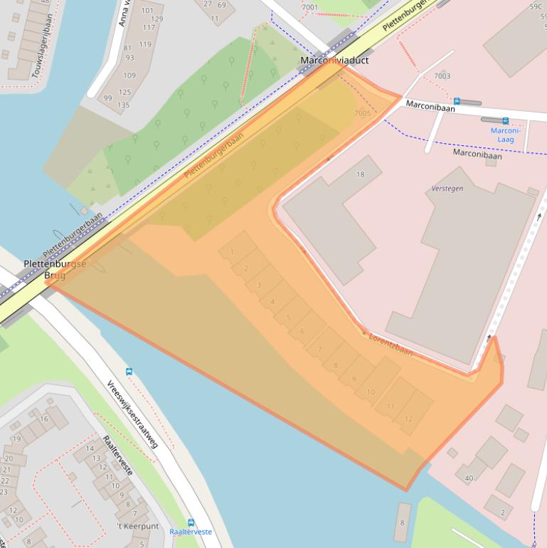 Kaart van postcodegebied 3439NM.